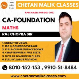 CA FOUNDATION MATHS