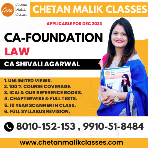 CA FOUNDATION LAW